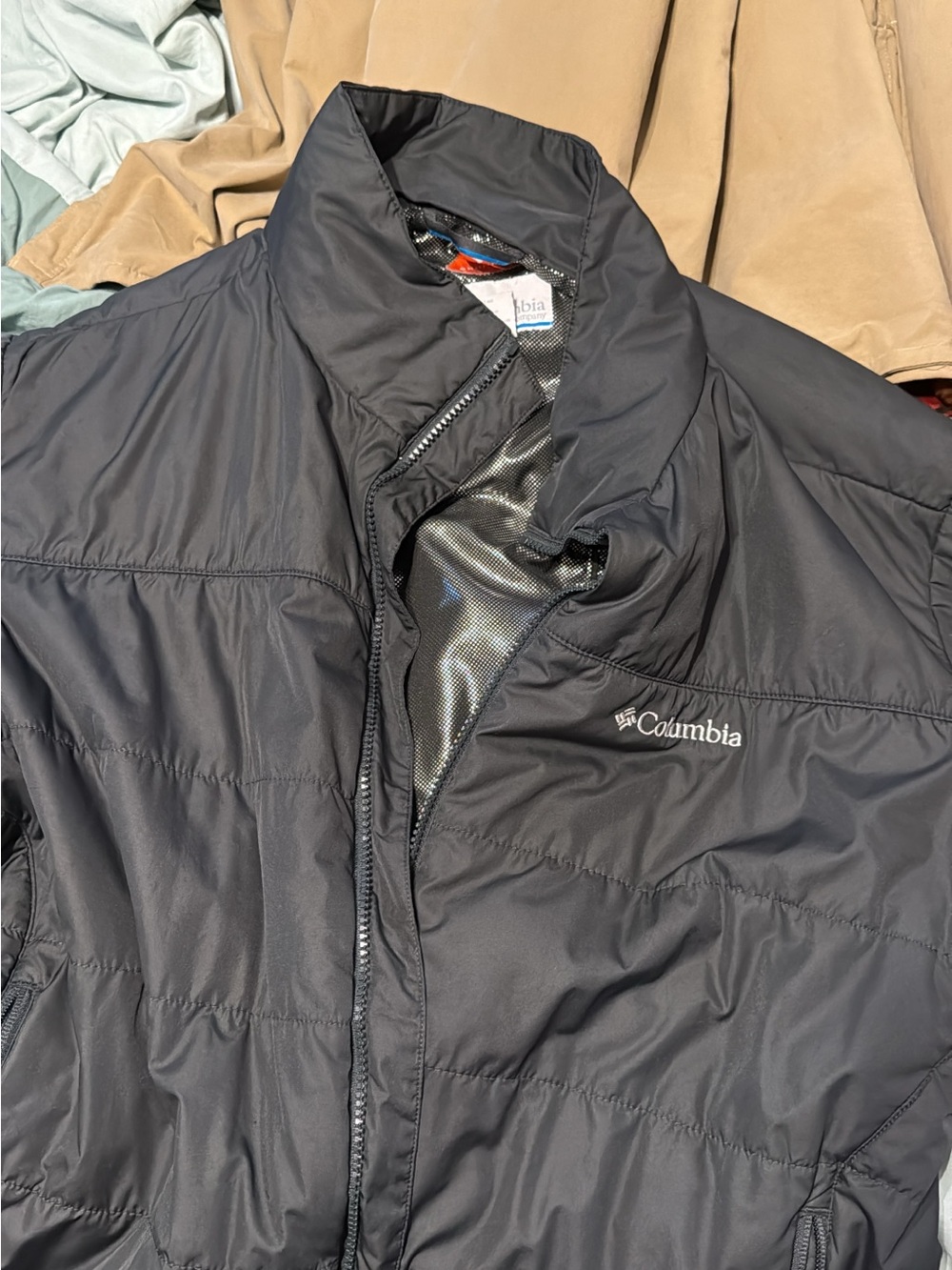 Columbia Men's Black Quilted Packable Puffer Jacket